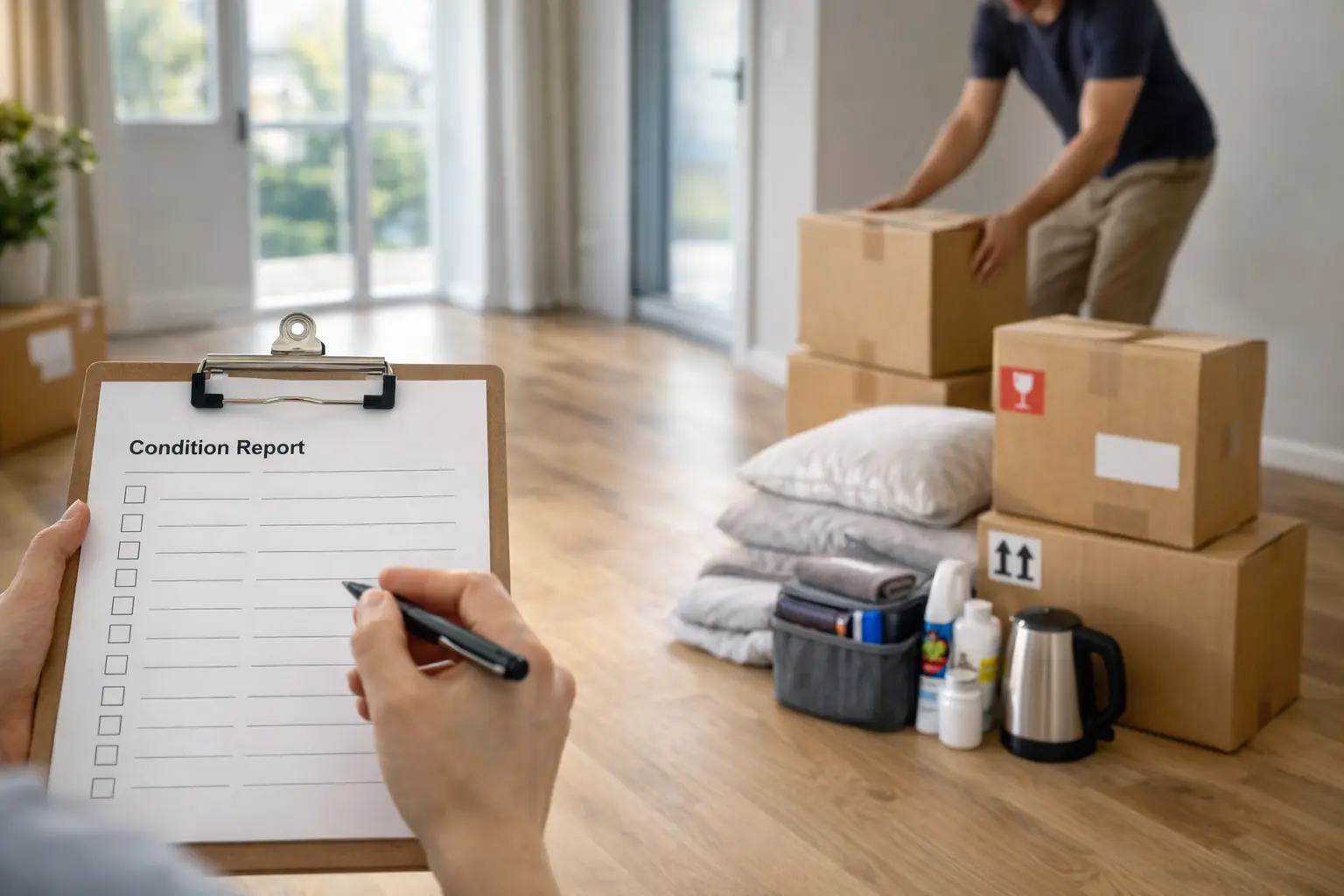 Delivery week checklist for Brisbane interstate removals with condition report notes and unpacking priorities planned
