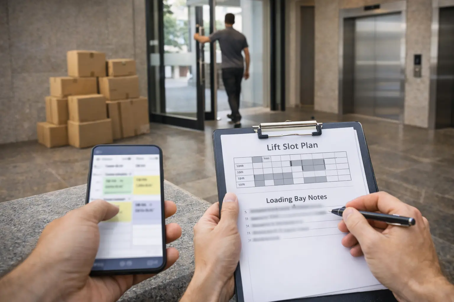 Moving day time window planning in Brisbane apartments to reduce delays on move day with lift booking and loading bay coordination