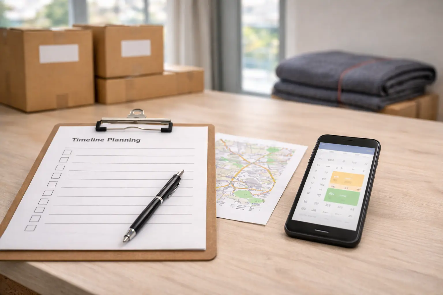 Pickup window and delivery window planning for Brisbane interstate removals with scheduling notes and route planning