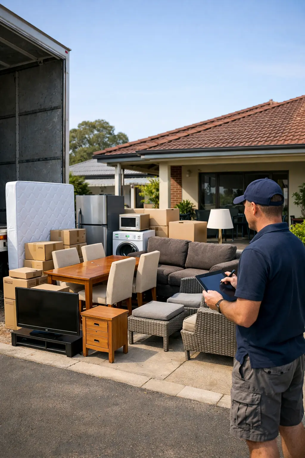 Estimating furniture volume before moving from Bunbury for an interstate quote