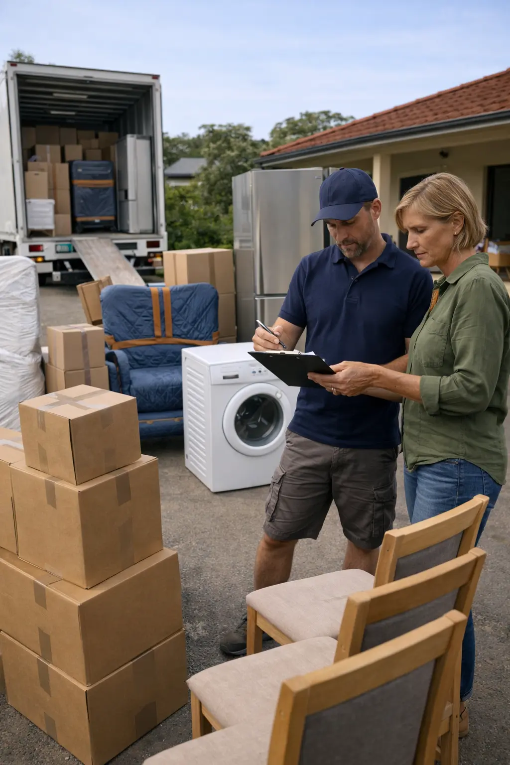 Key cost factors for a Bunbury interstate move including furniture volume labour and travel distance