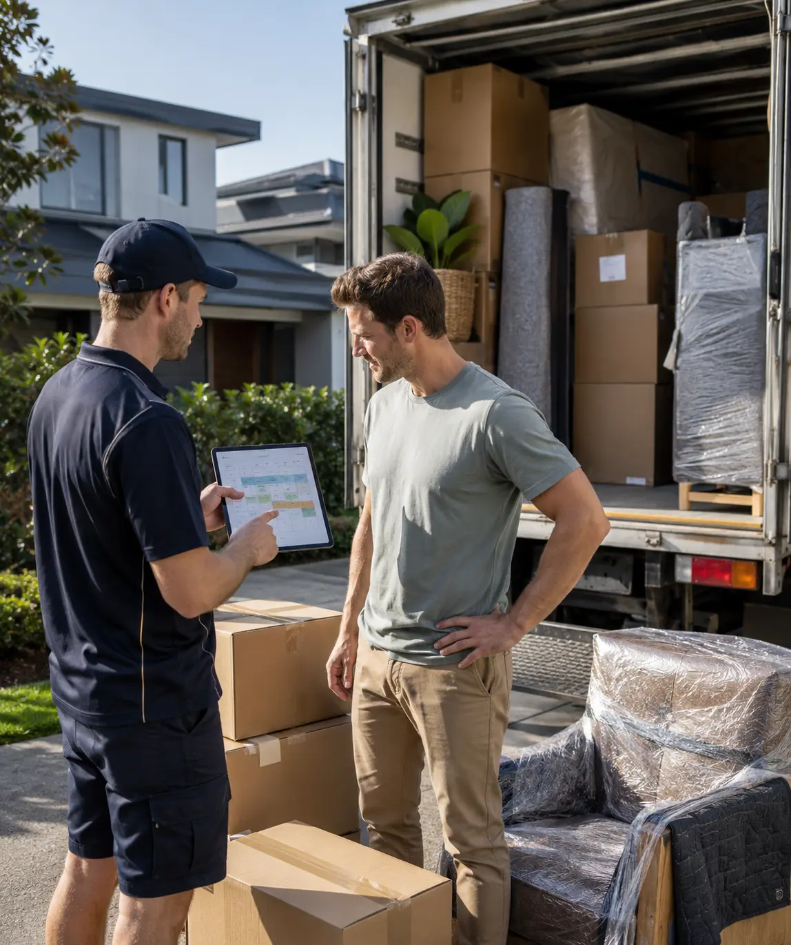 Flexible moving dates for Geelong backloads with calendar planning, packed cartons, and interstate furniture transport schedule