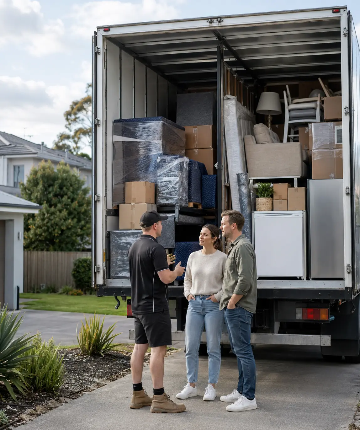 Comparison of Geelong backloading and full-service interstate removals with furniture loading, moving truck, and household relocation planning