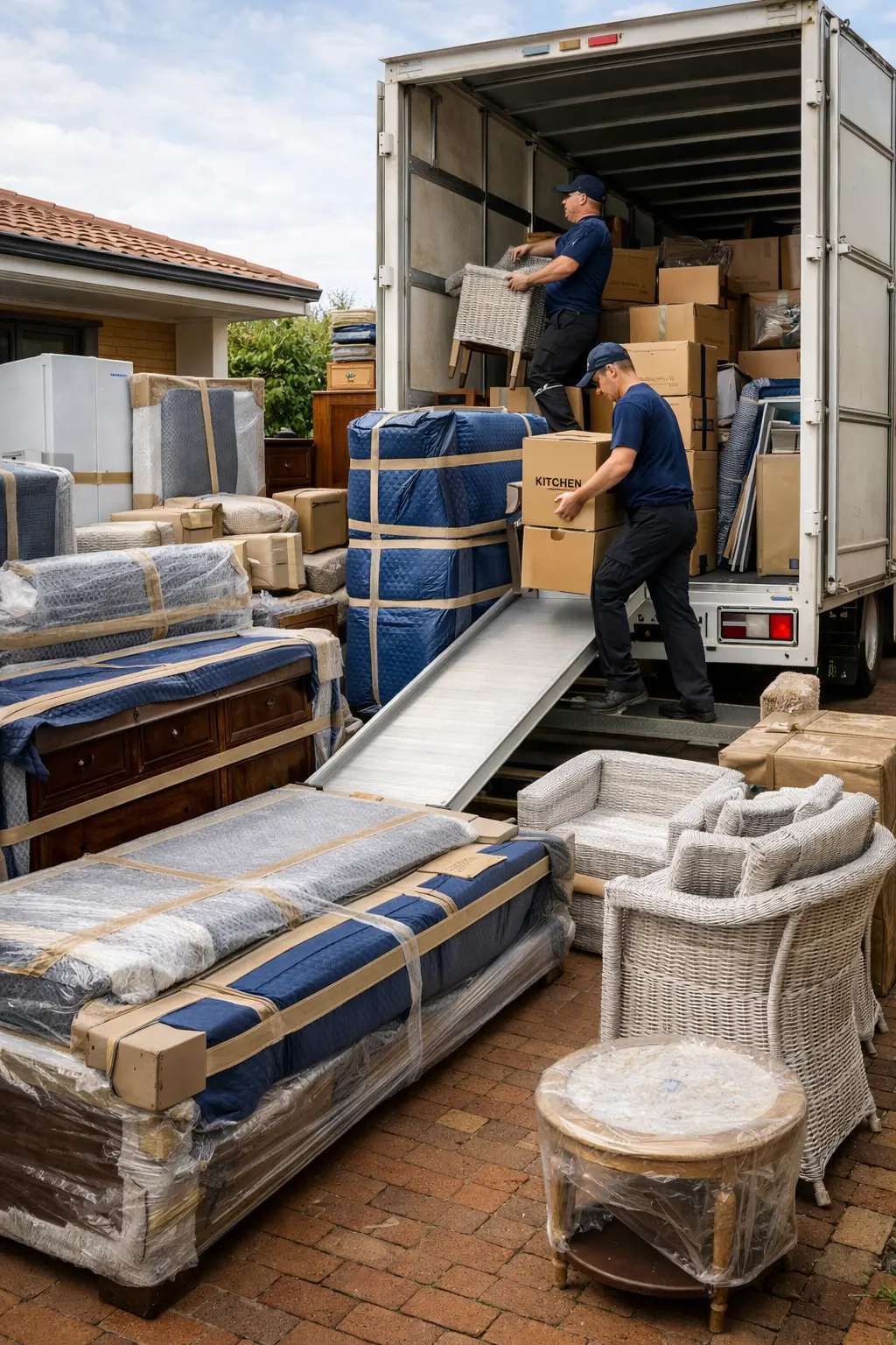Moving large household volumes from Bunbury with organised interstate furniture handling
