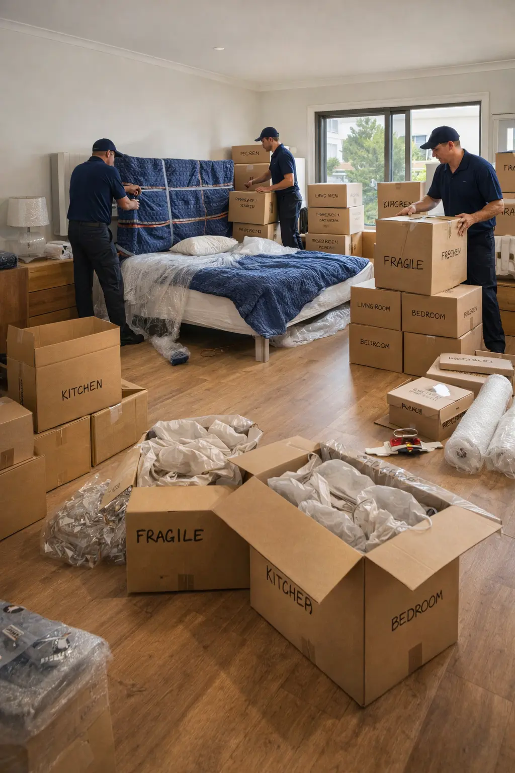 Packing support saving time and reducing risk on Bunbury interstate removals