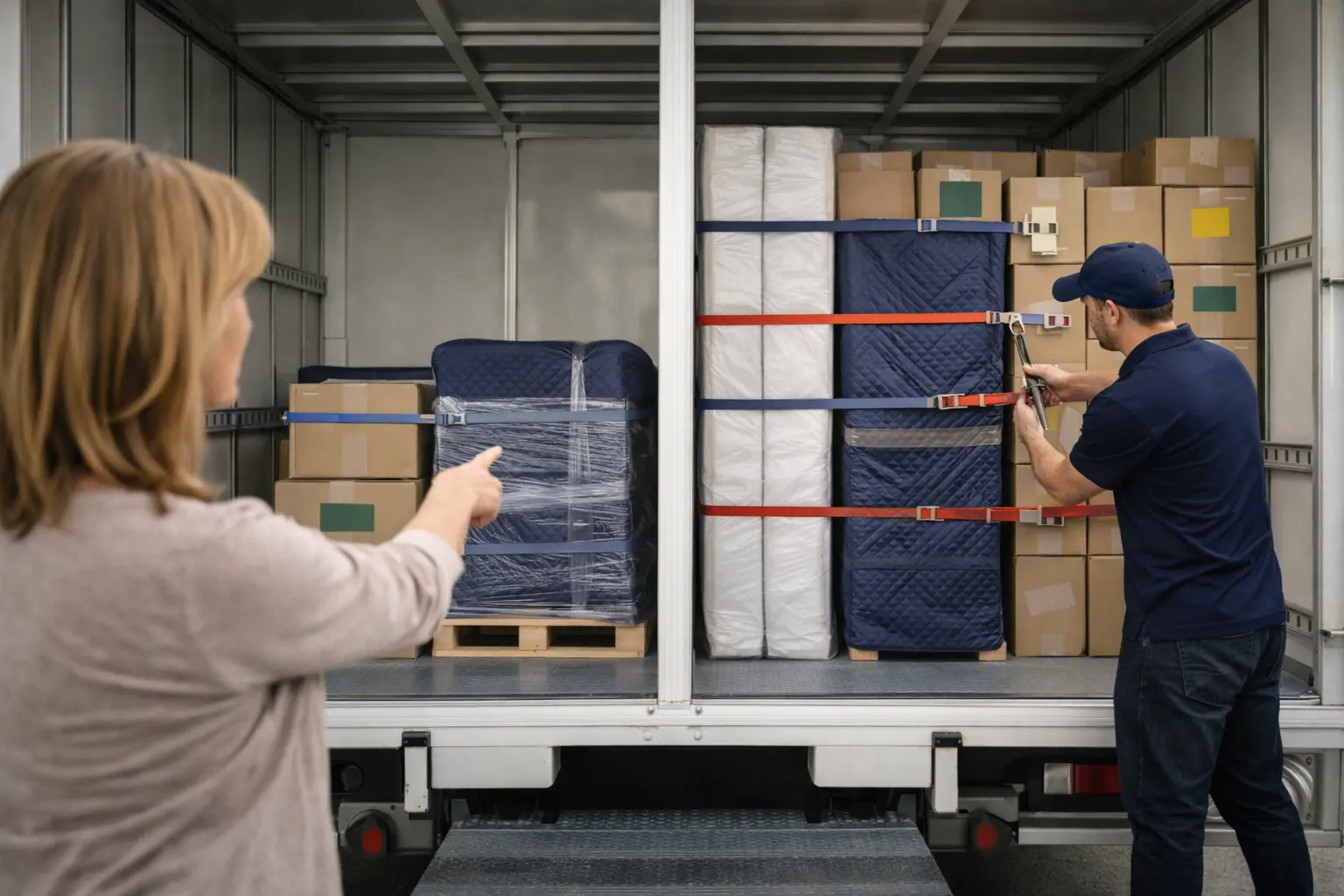 Small interstate move pricing compared with full-house removals from Perth showing included services and volume-based estimates