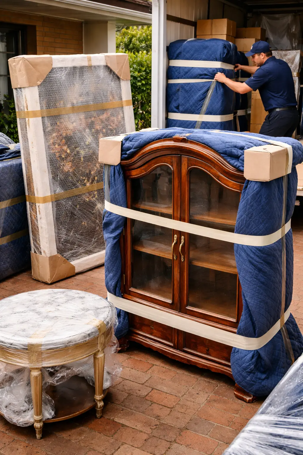 Protecting valuable furniture on a Bunbury long-distance move with professional wrapping and careful handling